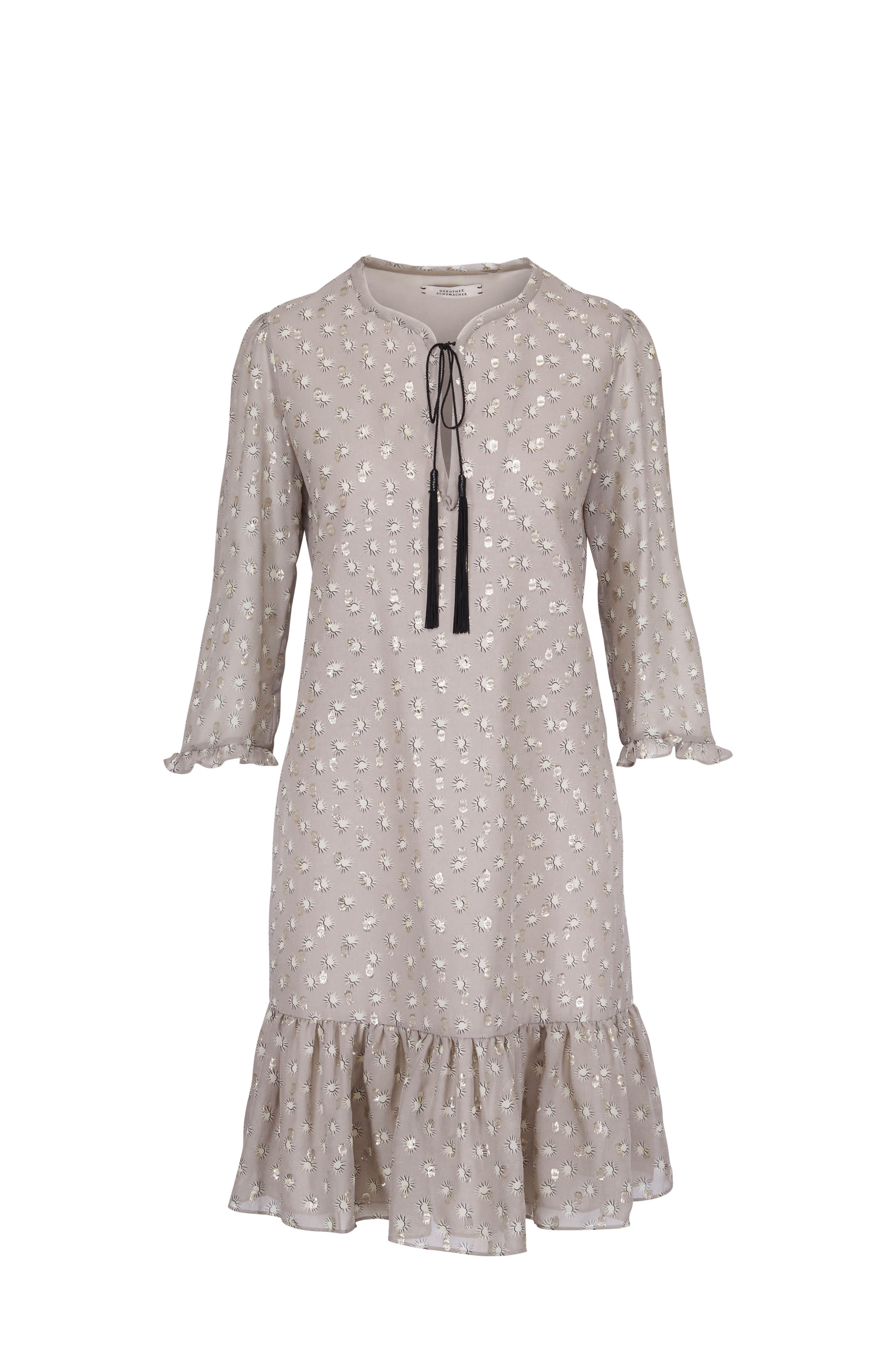 Dorothee Schumacher - Heavenly Light Gray Silk Dress