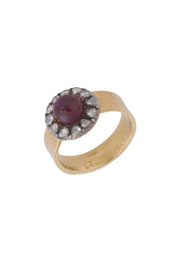 Renee Lewis Ruby & Diamond Ring