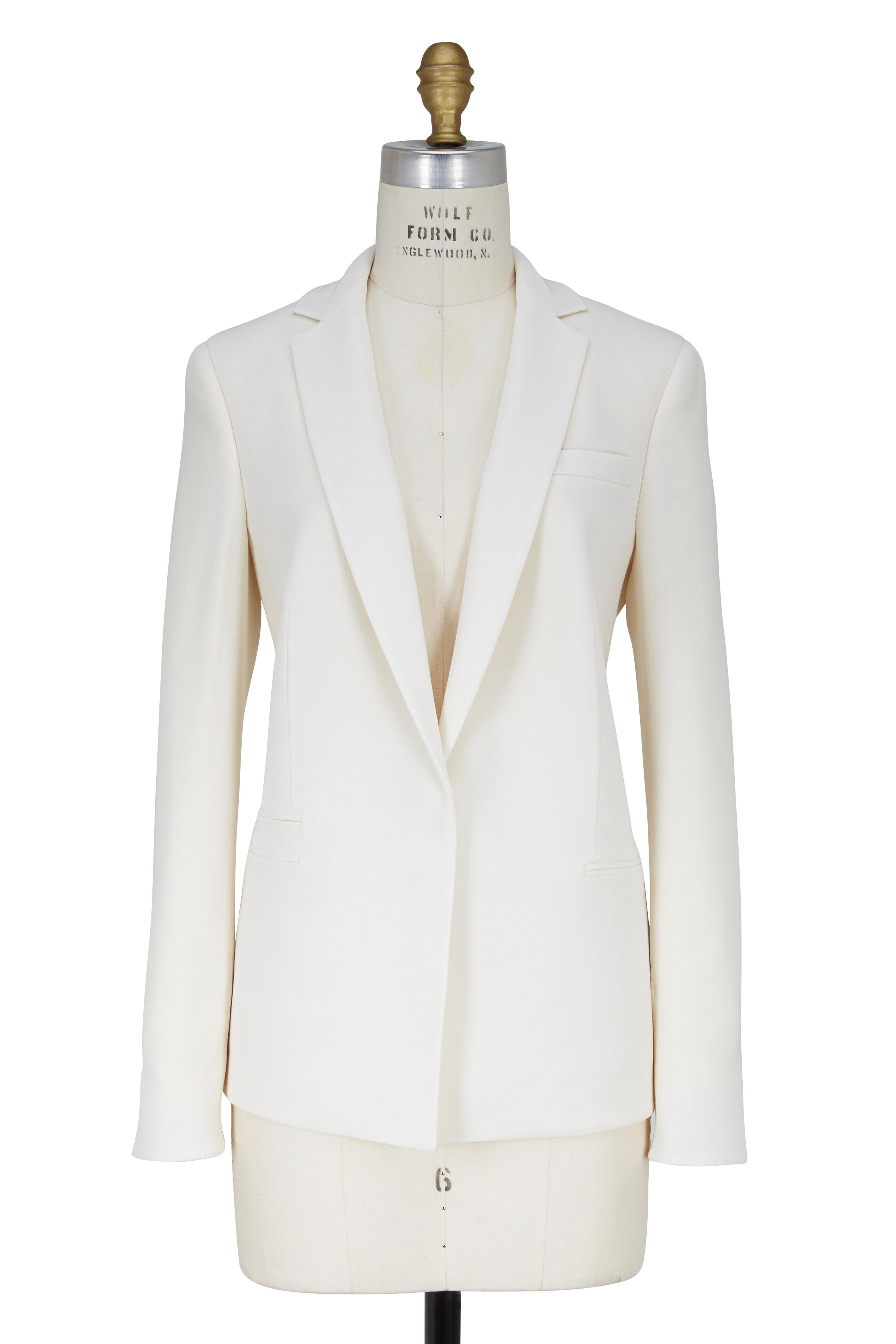 Akris - Off White Wool Blazer