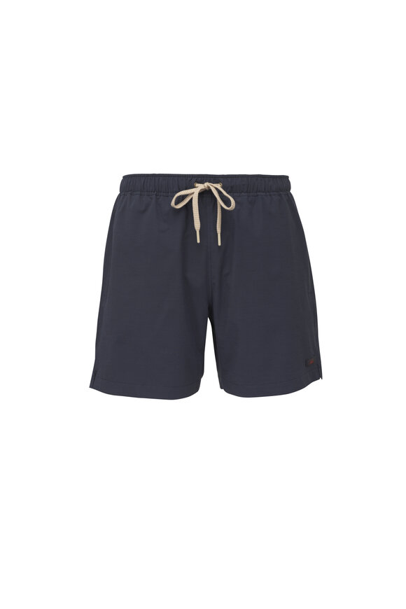 Faherty Brand All Day Blue Nights Swim Trunks