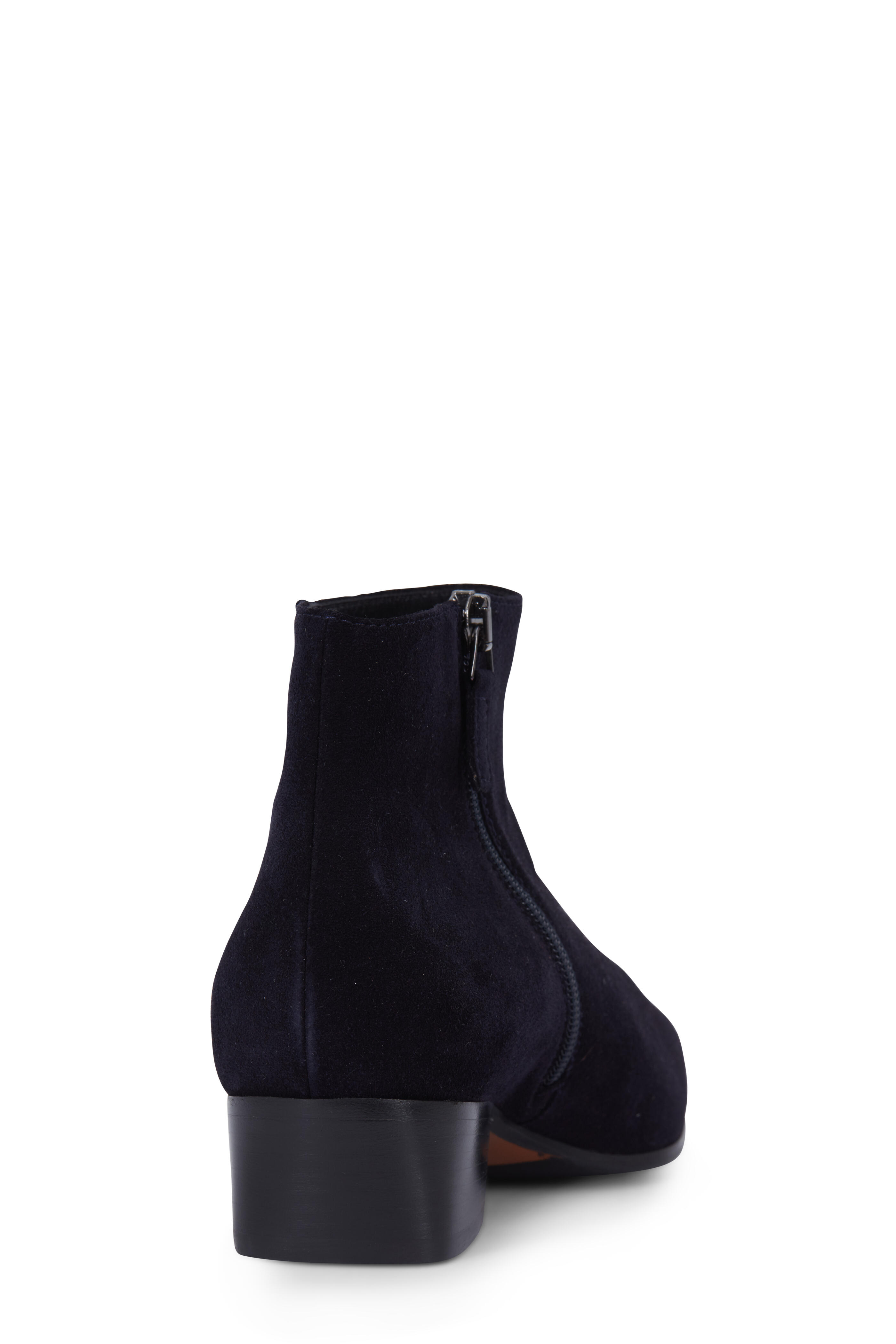 Aquatalia fuoco suede top ankle boots