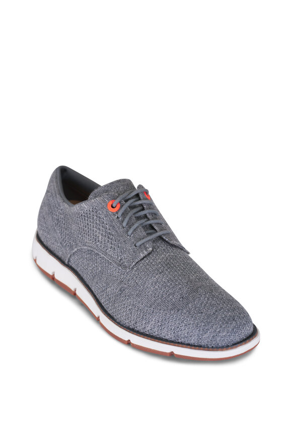 Swims Olsen Gray Mélange Knit Oxford