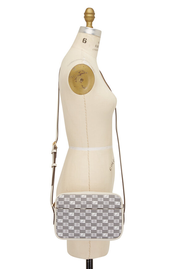 Moreau Paris - Savoi White Logo Camera Crossbody