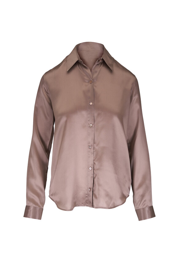 L'Agence Tyler Brown Silk Blouse - view 1