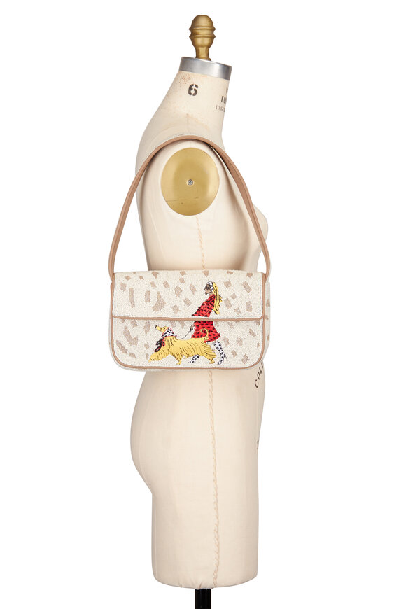 Staud Tommy Beaded Dog Walk Shoulder Bag - view 5