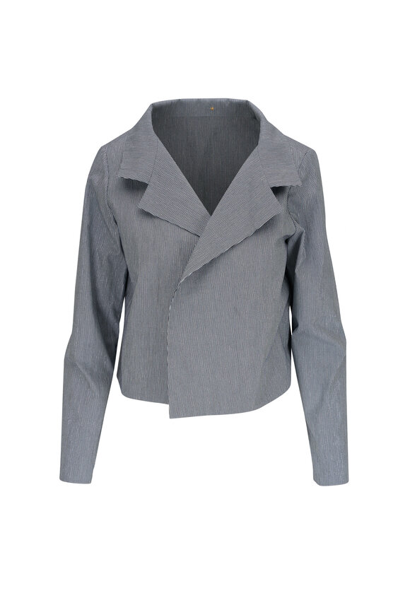 Veronica Beard - Bosea Navy Multi Tweed Embroided Jacket