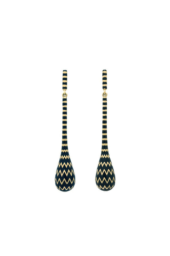 Van Gelder Long Baoli Flow Drop Earrings