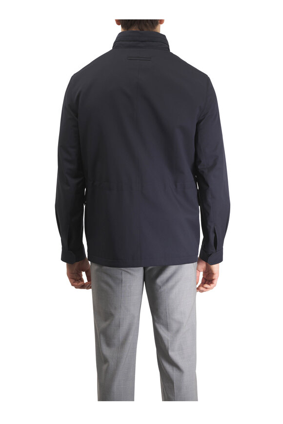 Zegna Gray High Performance Wool Dress Pant - view 4