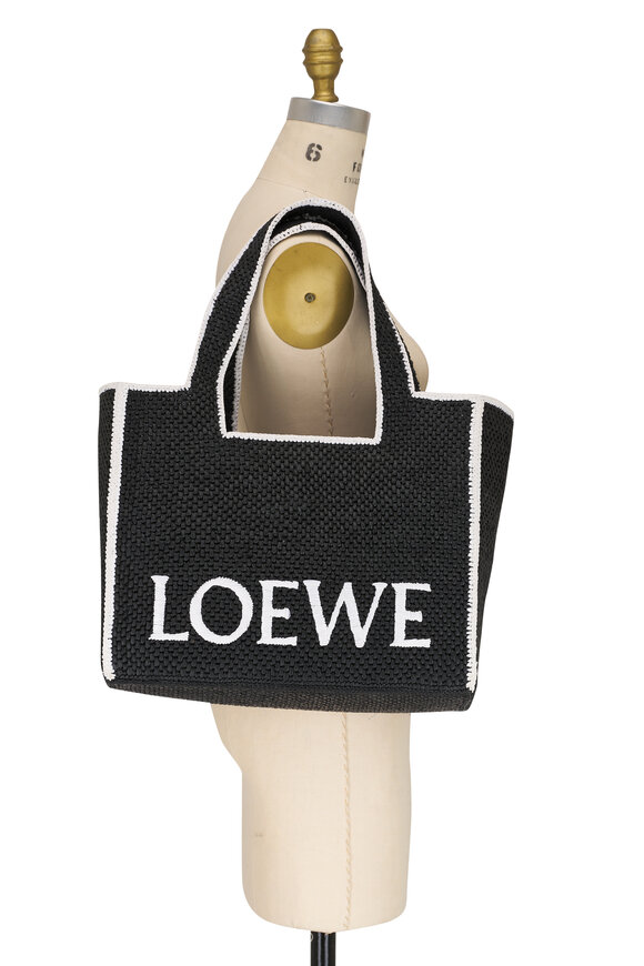 Loewe - Loewe x Paula’s Ibiza Large Raffia Font Tote 