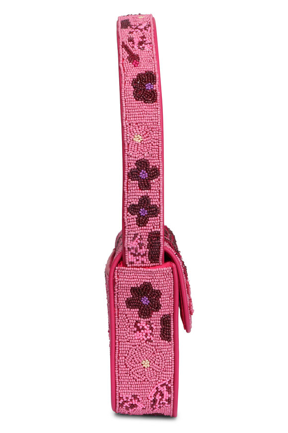 Staud Tommy Beaded Blossom Garden Party Shoulder Bag - view 3