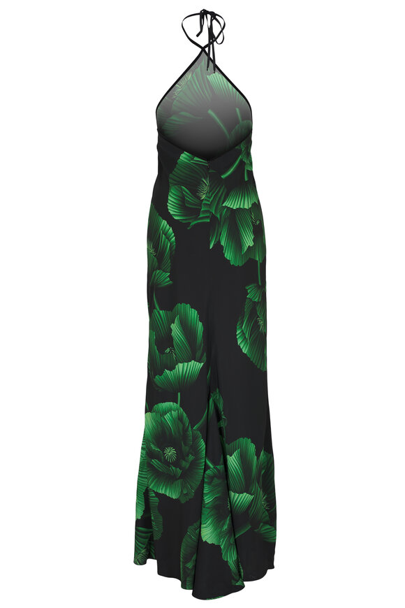 Johanna Ortiz - Simple Opulence Green Floral Maxi Dress