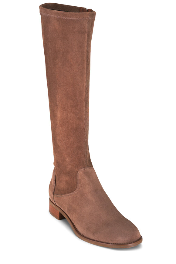 Aquatalia Sabrena Ameretto Suede Tall Boot - view 1
