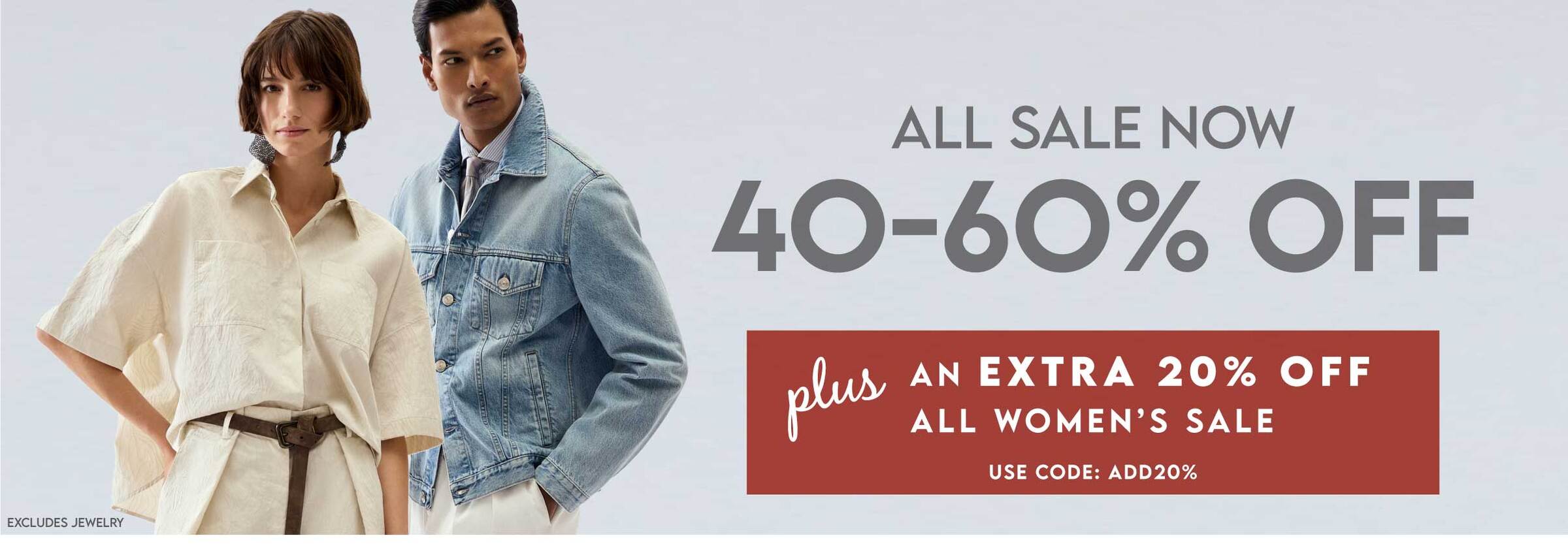 sale is 40-60 % Off 