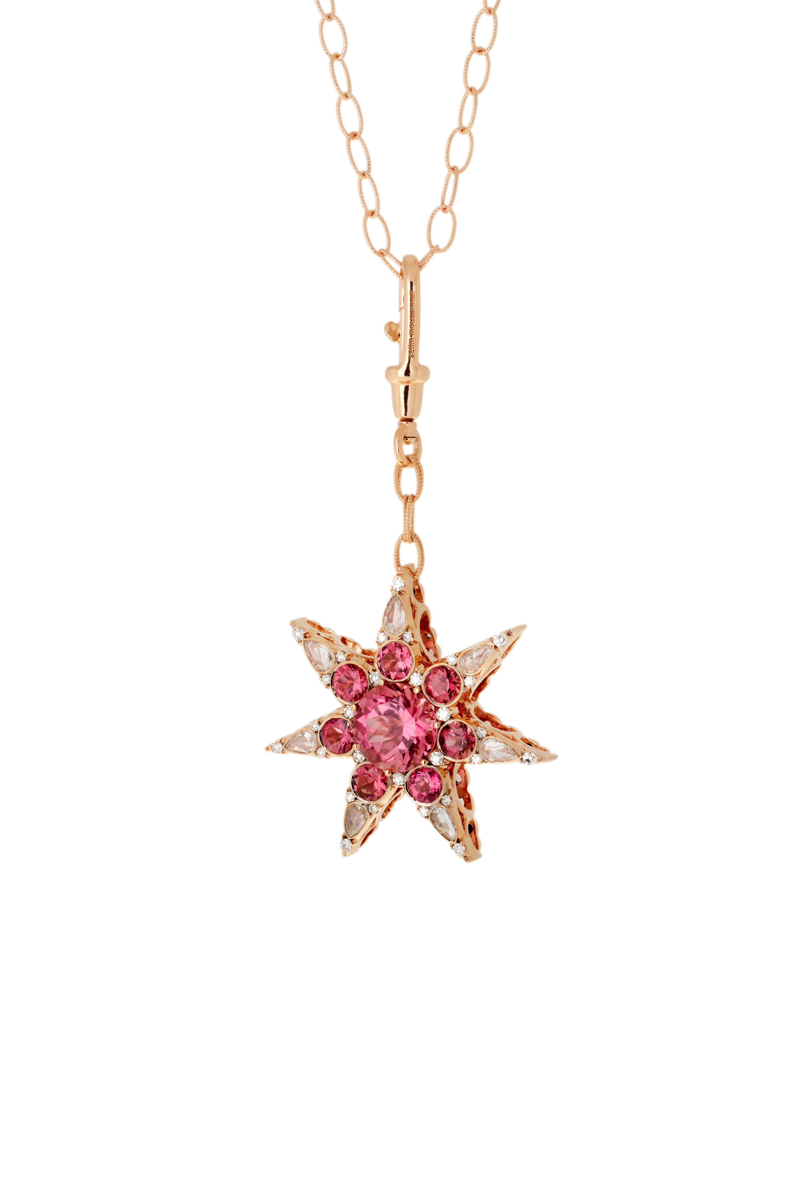 Selim Mouzannar - Istanbul Pink Sapphire & Diamond Star Pendant