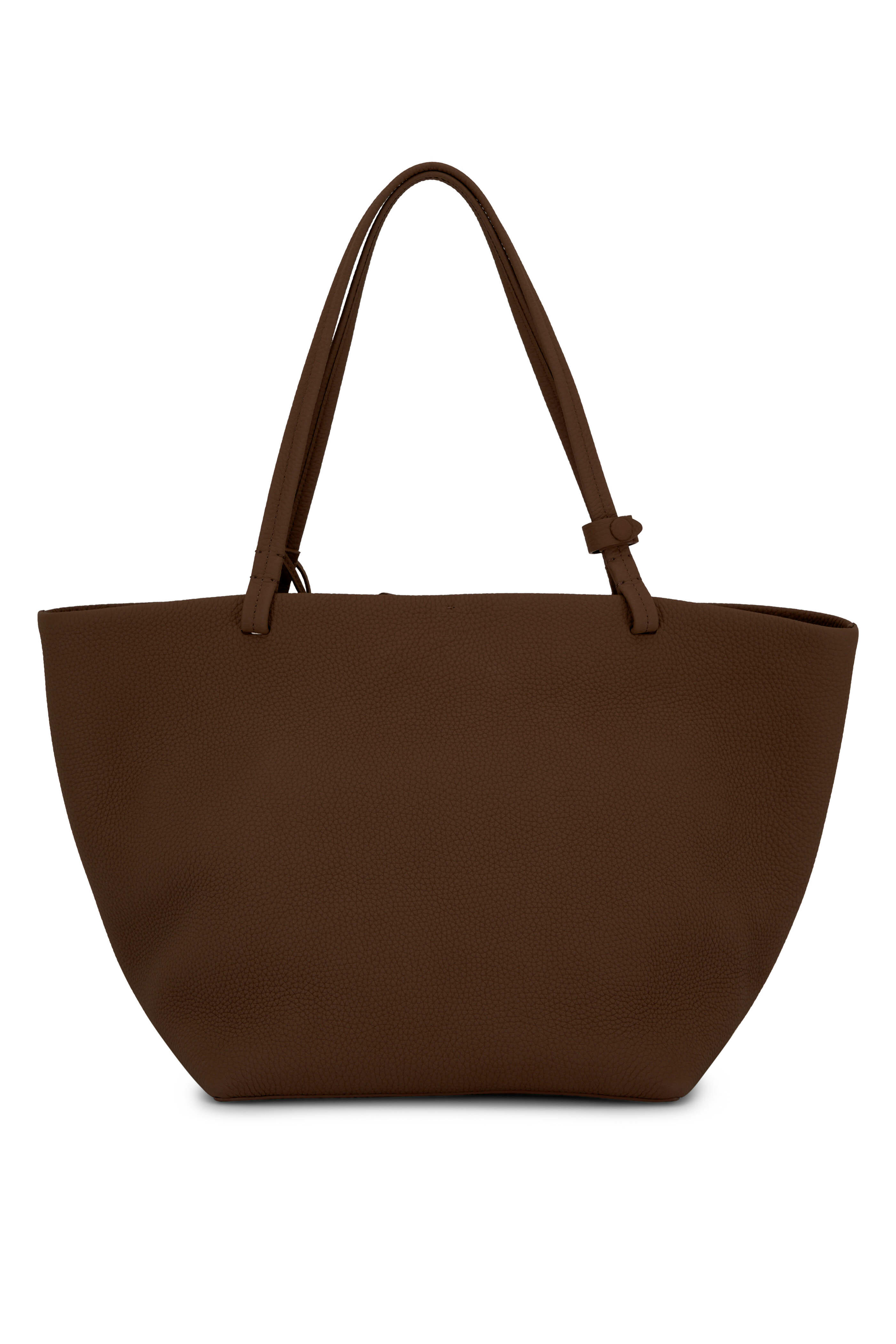 Park Tote Three Bag Black in Leather – The Row