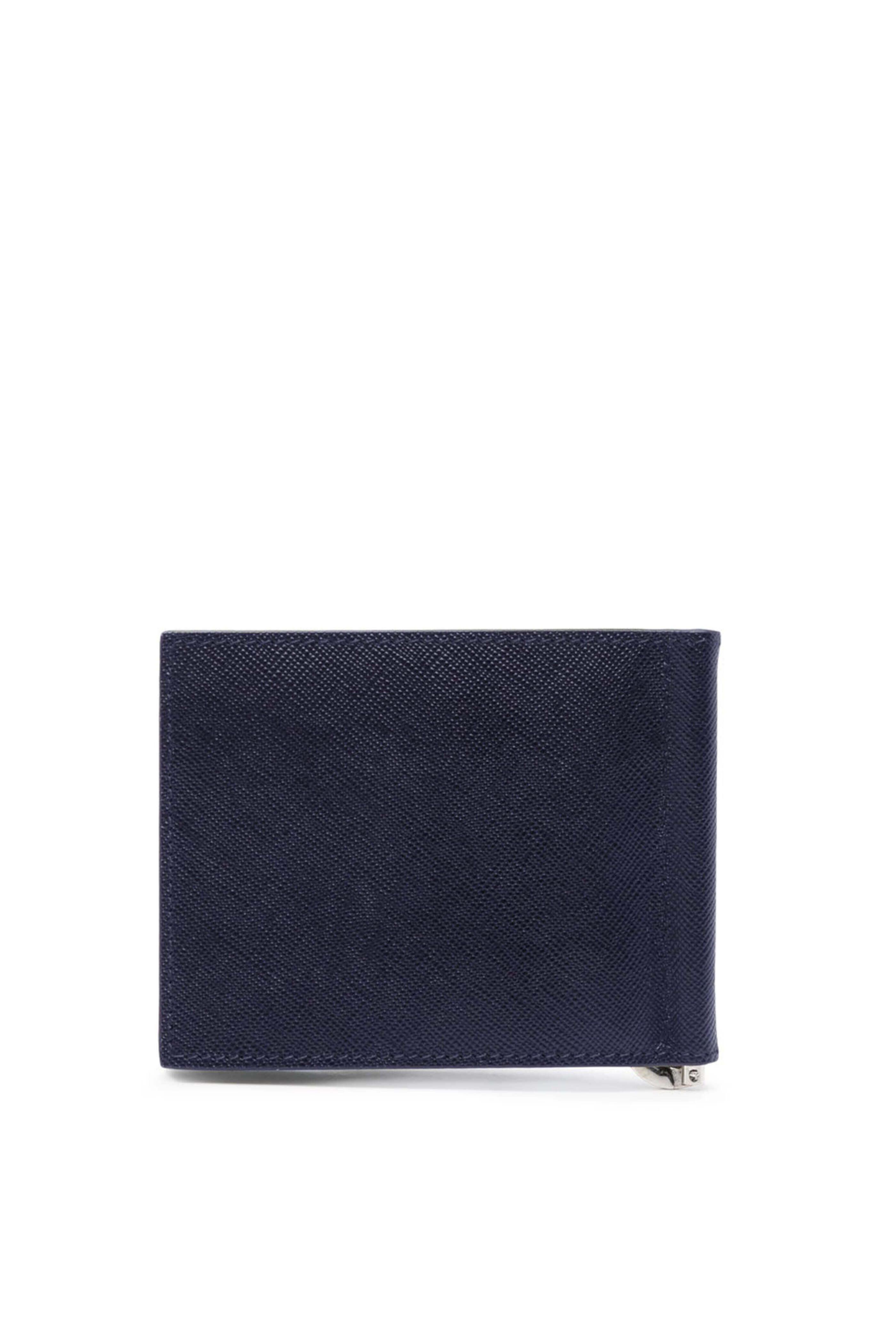Kiton - Money Clip Wallet in Navy