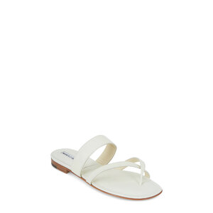 Manolo Blahnik カットアウト レザーサンダル ホワイト　38 Asa 90 embellished satin sandals in white - Manolo Blahnik