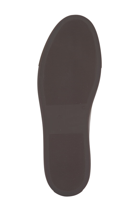 Common Projects BBall Slim Gray Leather & Suede Sneaker - view 5