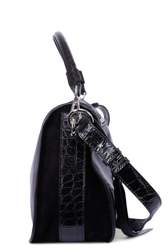 McQueen - Black Skull Chain Shoulder Bag