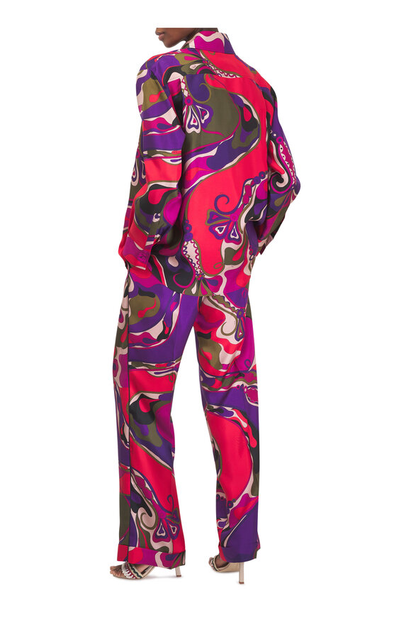 Pucci Camica Print Silk Shirt - view 4