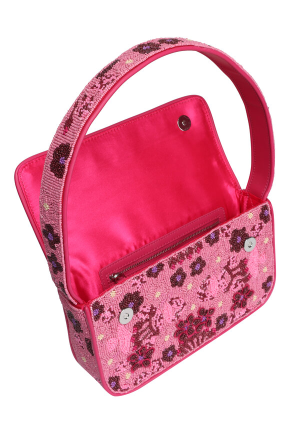 Staud Tommy Beaded Blossom Garden Party Shoulder Bag - view 4