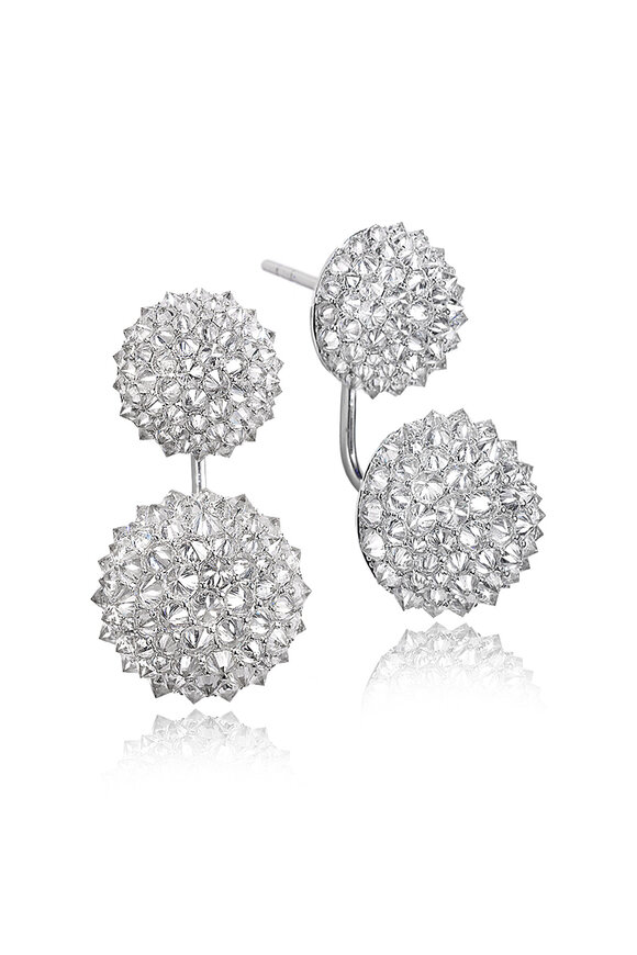 Nam Cho 18-Karat Diamond "Spike" Convertible Earrings