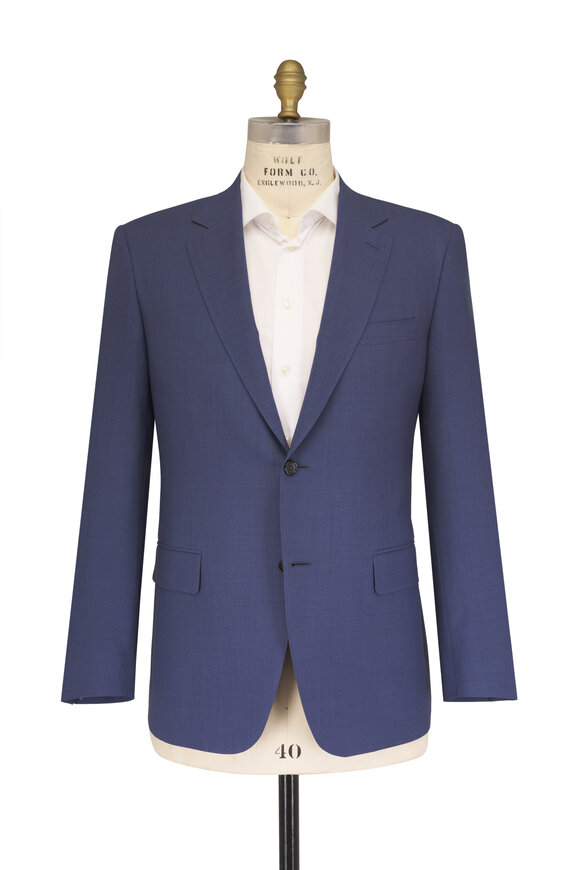 Canali Impeccabile Slate Blue Wool Suit - view 2