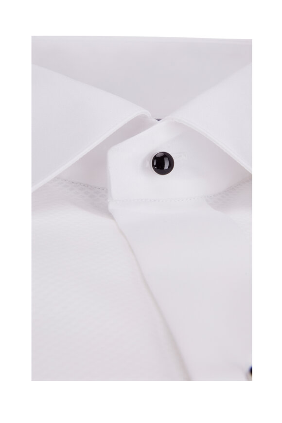 Eton - Classic White Piqué Dress Shirt