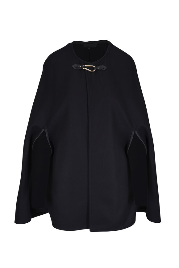 Nili Lotan Arianna Black Cape