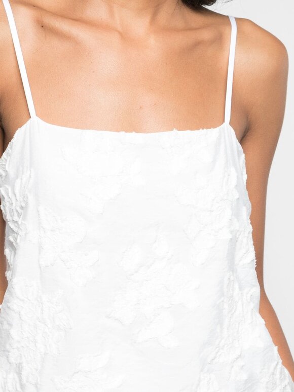 Vince - Optic White Textured Floral Cami