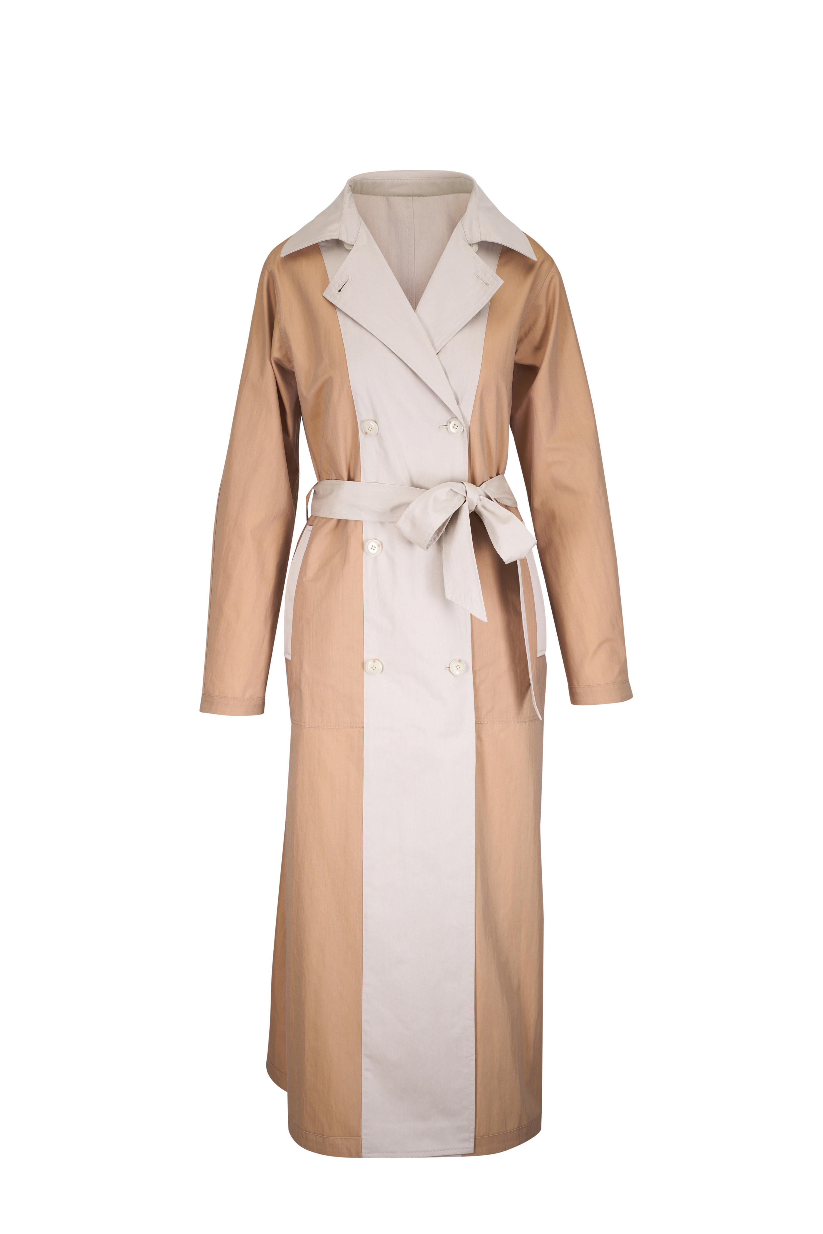 TWP - Back and Forth Limestone Reversible Trench Coat