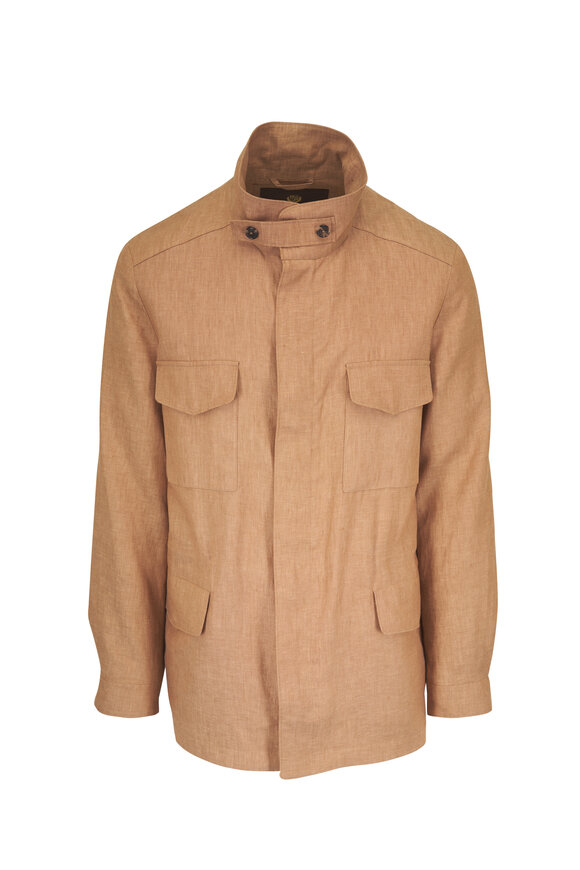 Loro Piana Pear Traveler Linen Field Jacket - view 1