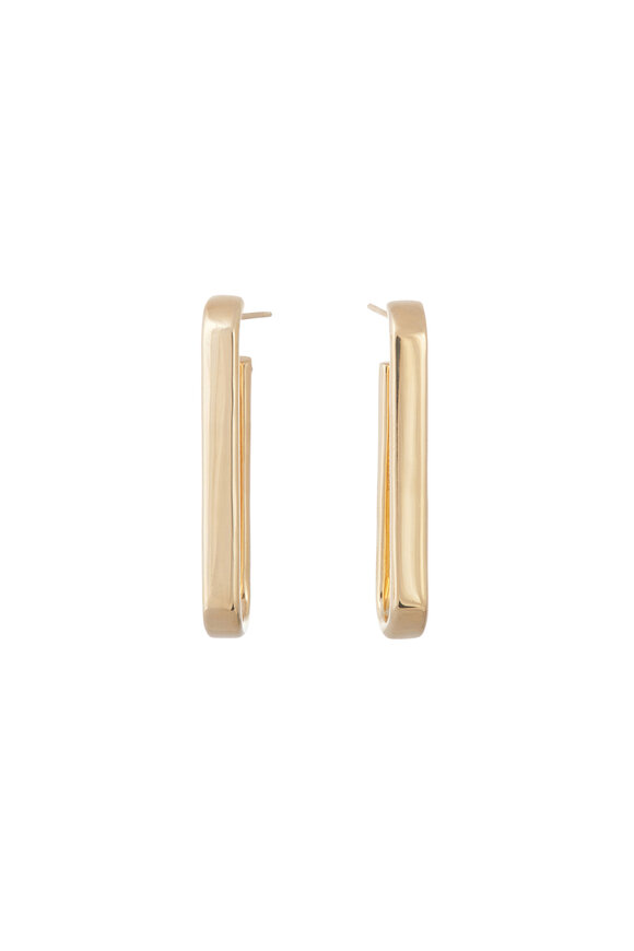 Sidney Garber - Paper Clip Hoop Earrings 