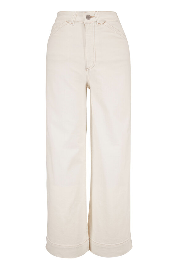 AG - Rosie White Workwear Wide Leg Jean