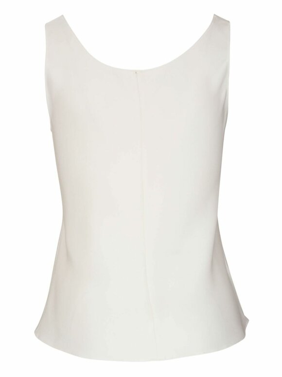 Peter Cohen Maam 4-Ply Silk White Tank - view 3