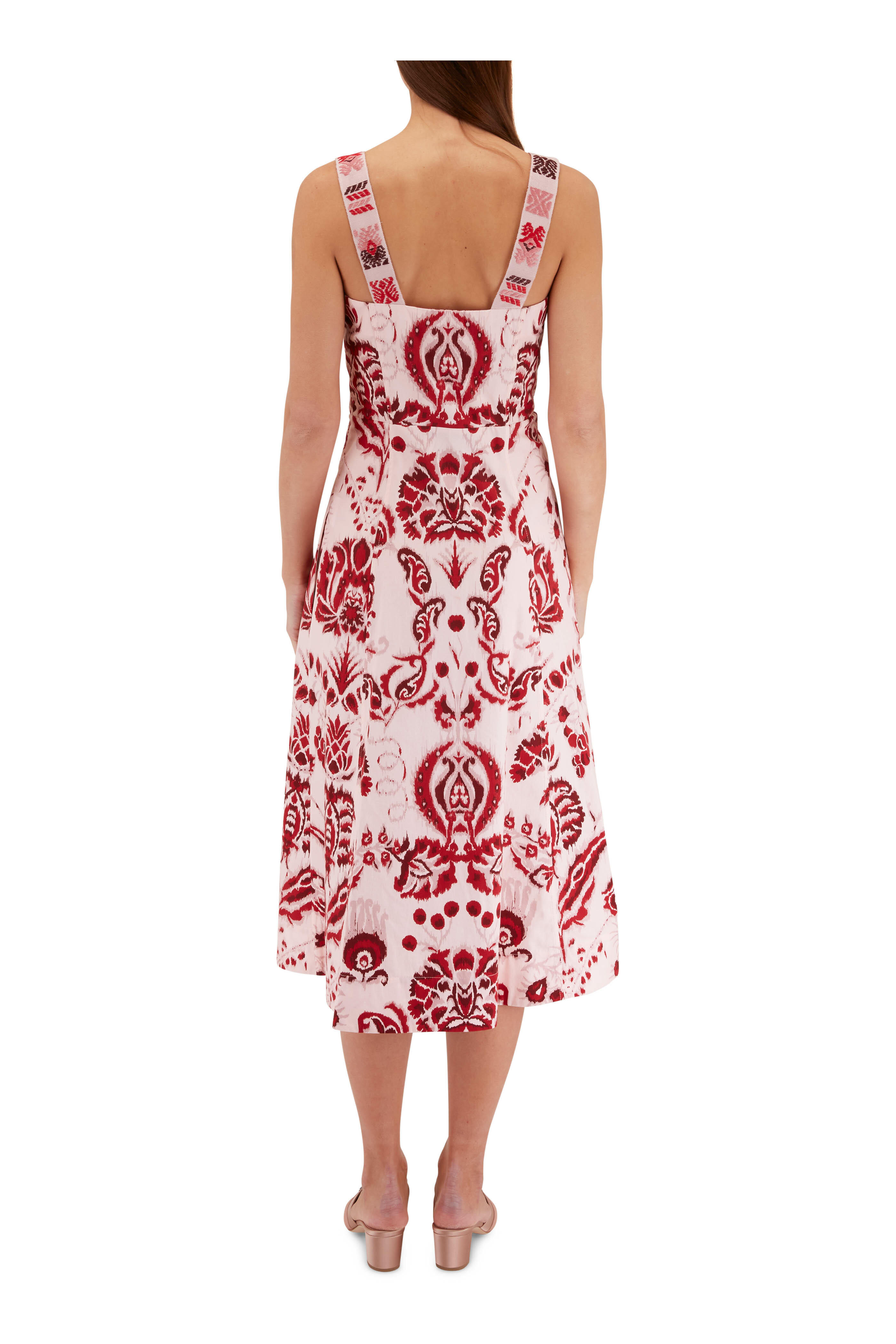 Etro - Red & Pink Sleeveless Dress | Mitchell Stores