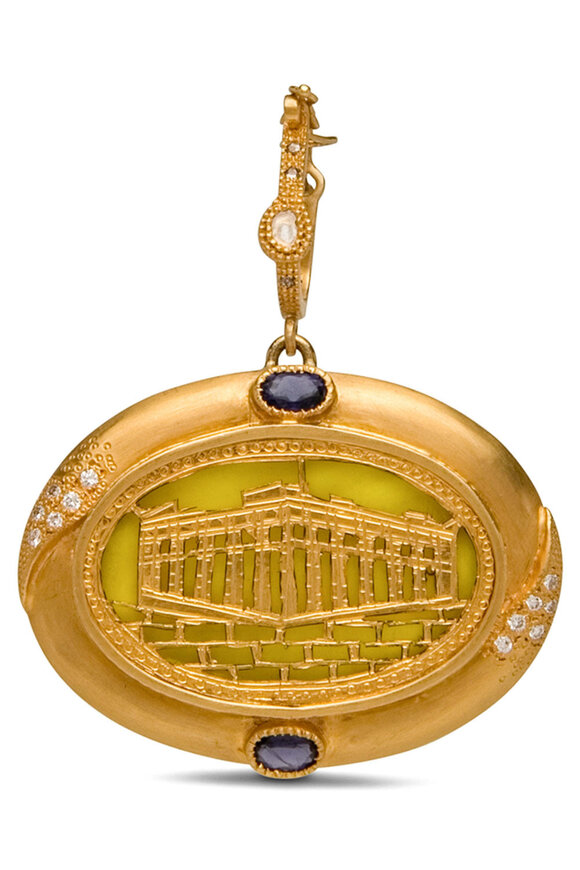 Coomi Thewa Building Pendant - view 1