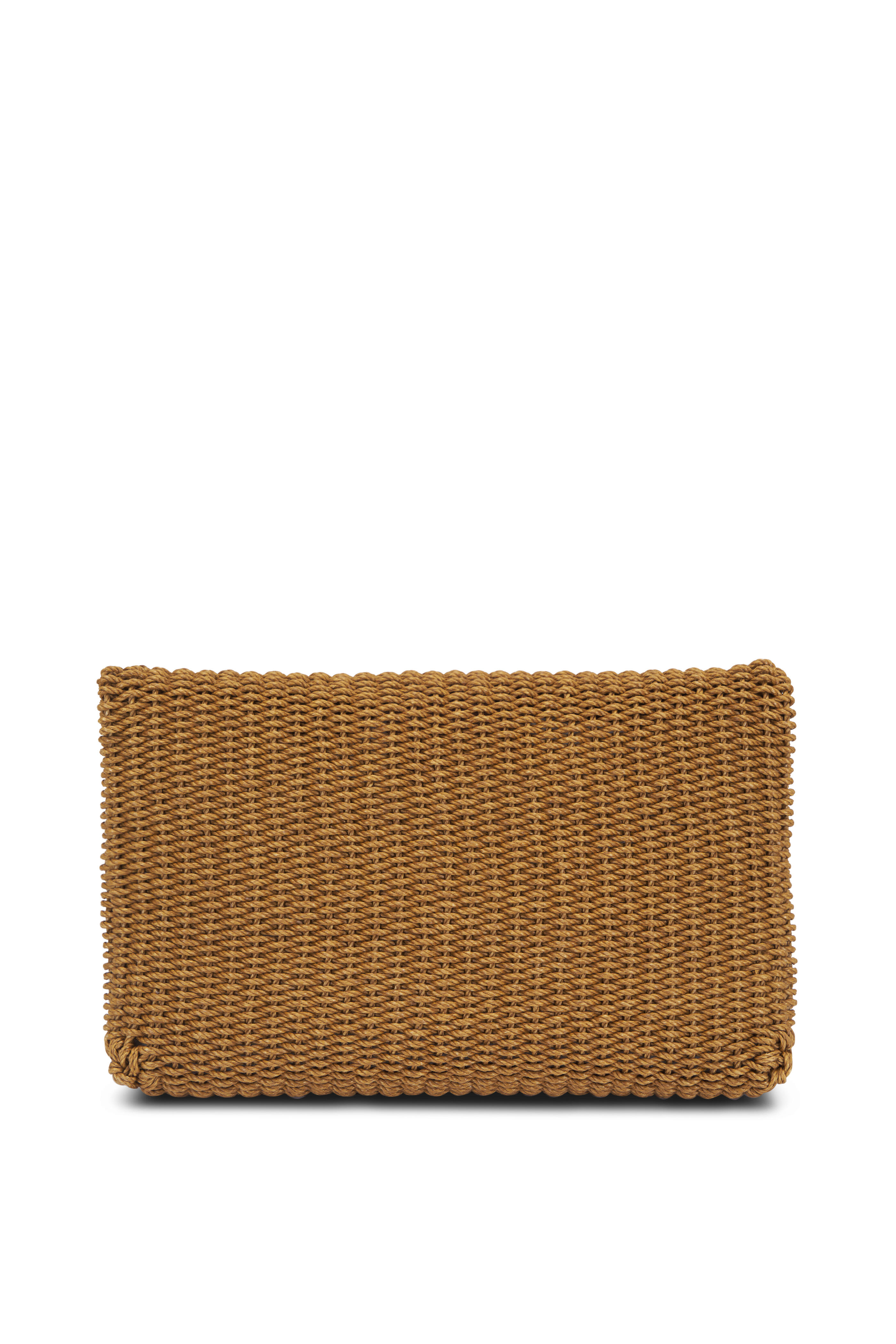 Saint Laurent - Large Busta Light Brown Rope Pouch