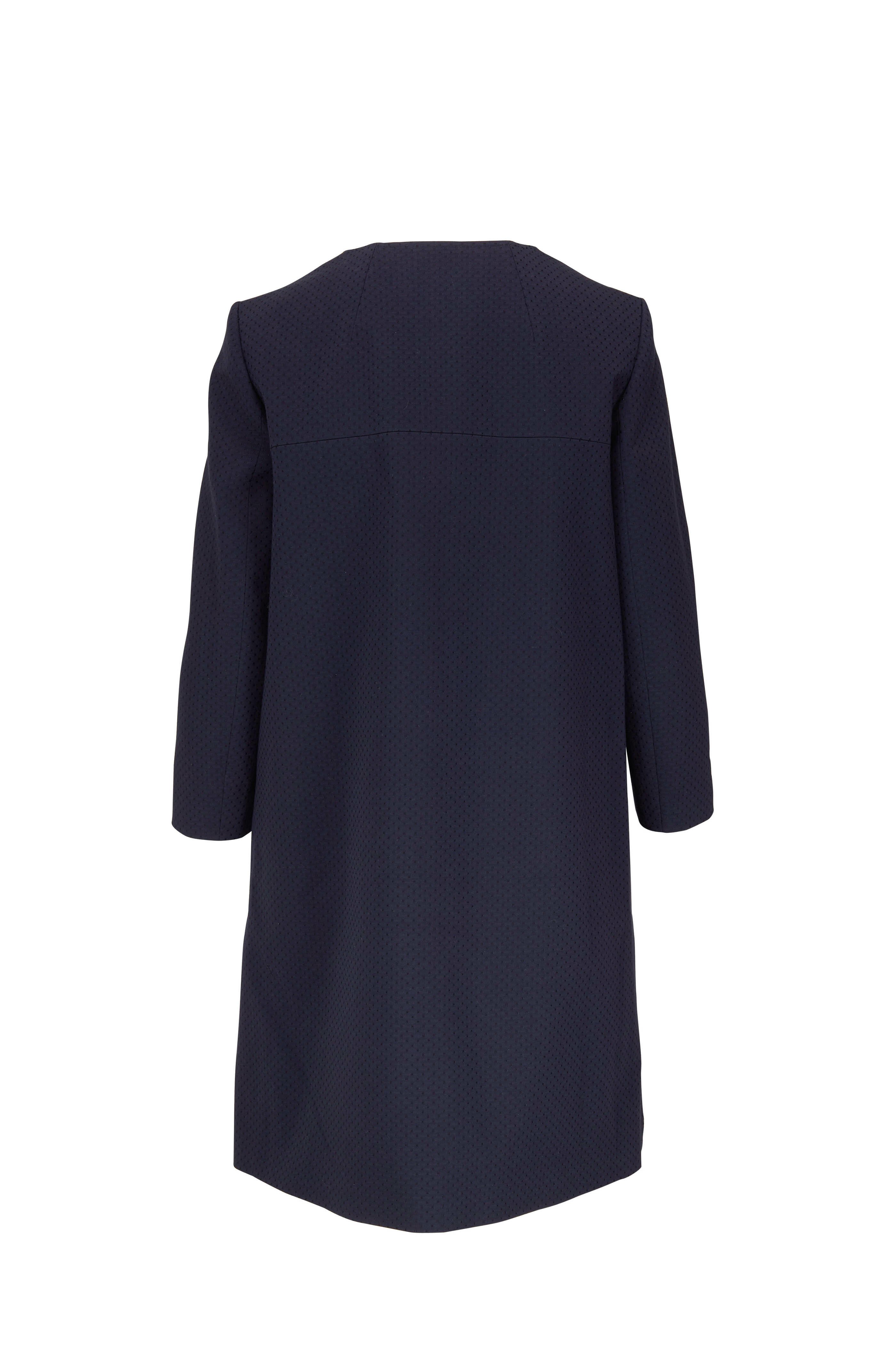 Paule Ka - Regal Blue Collarless Topper | Mitchell Stores