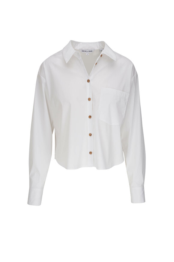 Veronica Beard - Aderes White Button Down Shirt