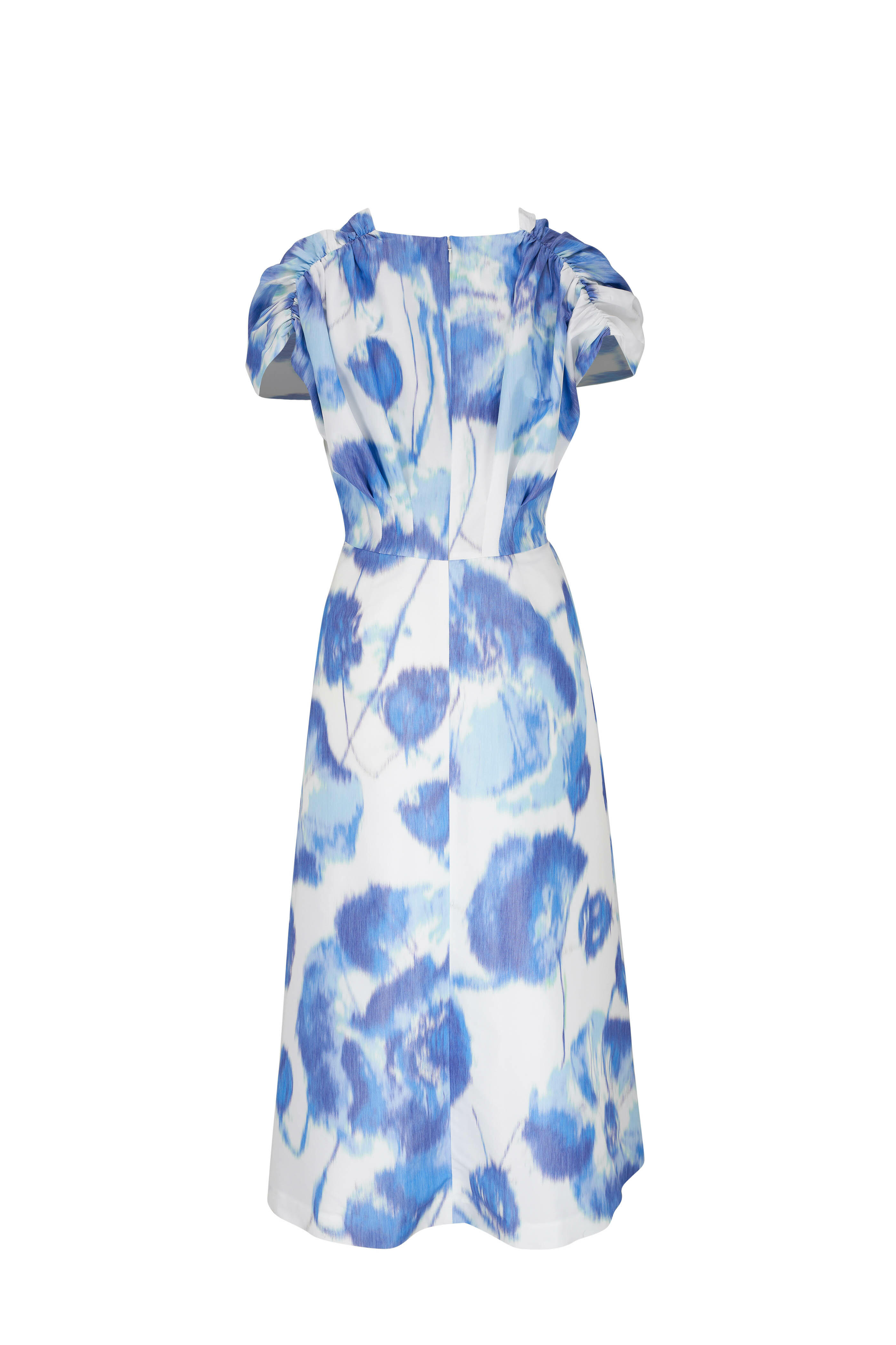 Lela Rose - Isabel Ivory Multi Printed Midi Dress