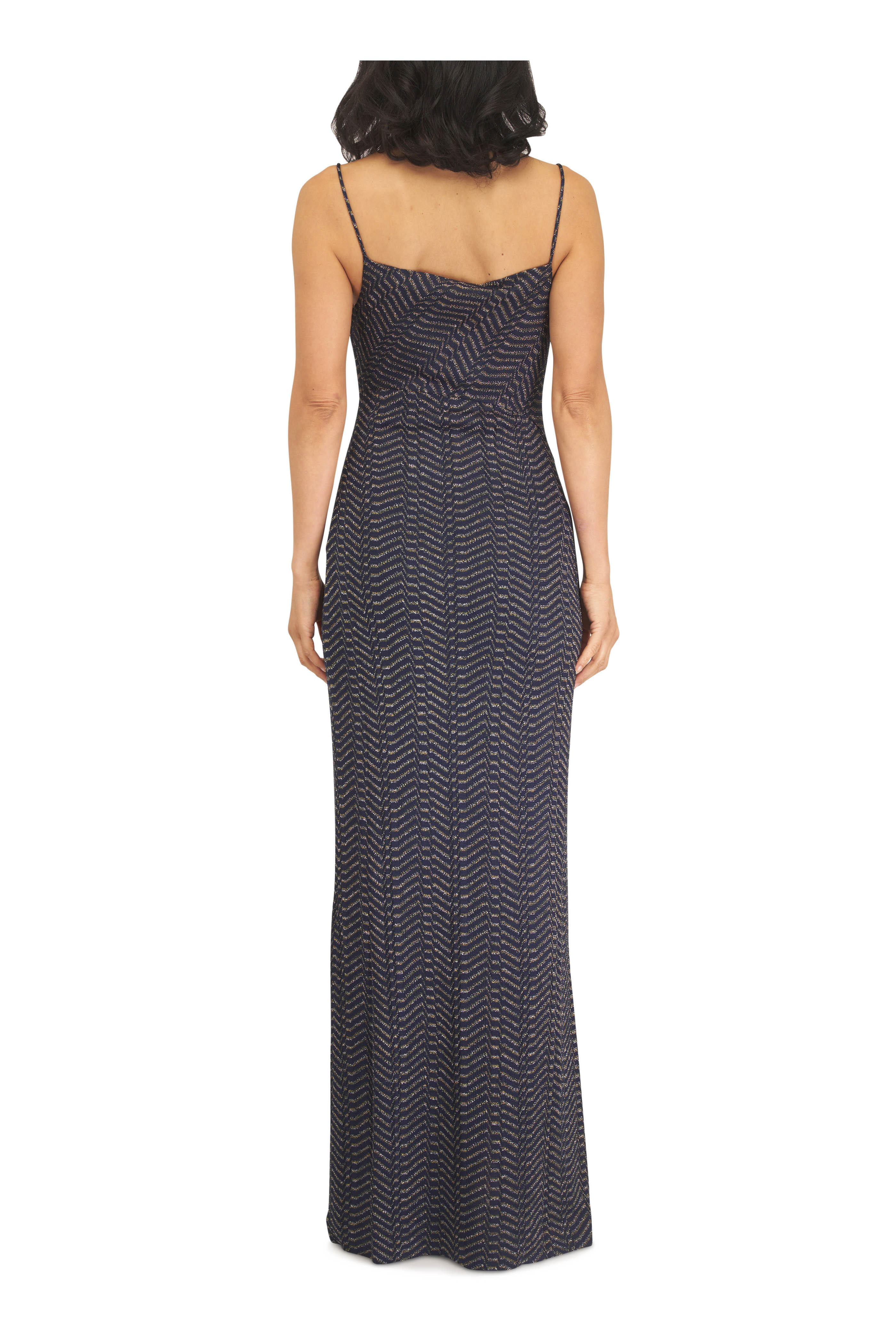 Missoni - Blue & Gold Maxi Dress - view 4