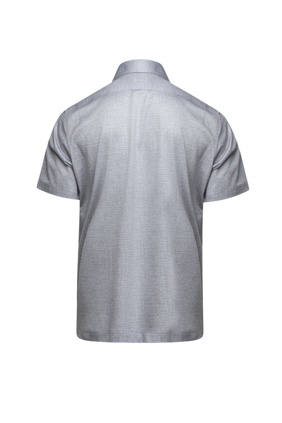 Z Zegna - Gray Techmerino Front Zip Sweatshirt | Mitchell Stores
