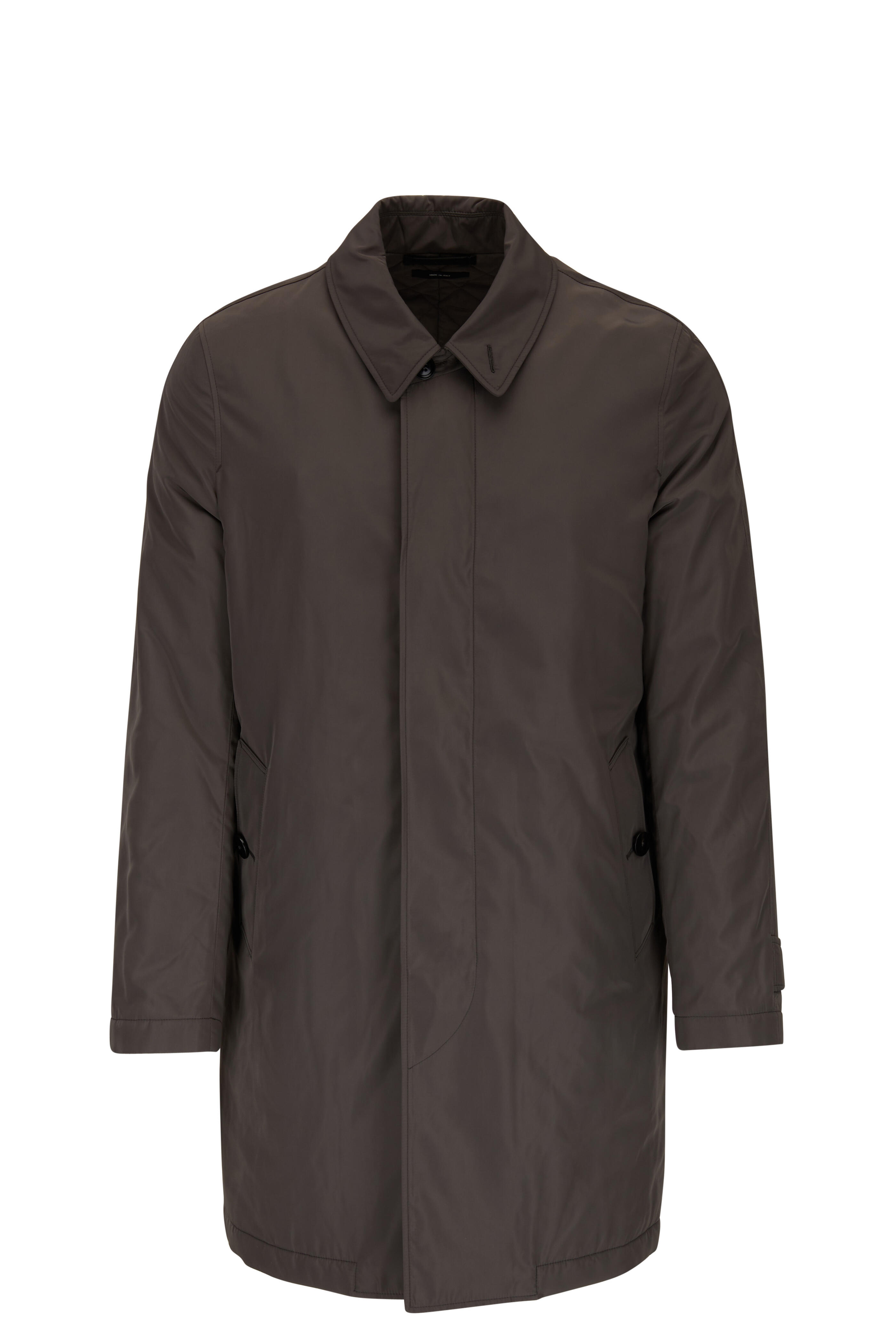 Tom Ford - Khaki Green Rain Coat | Mitchell Stores