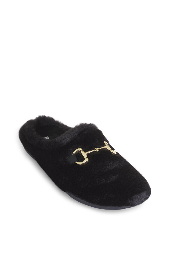 Ron White Thumper Onyx Shearling Slipper - view 1