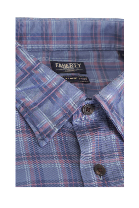Faherty Brand Movement Riverstone Pass Plaid Sport Shirt - view 2