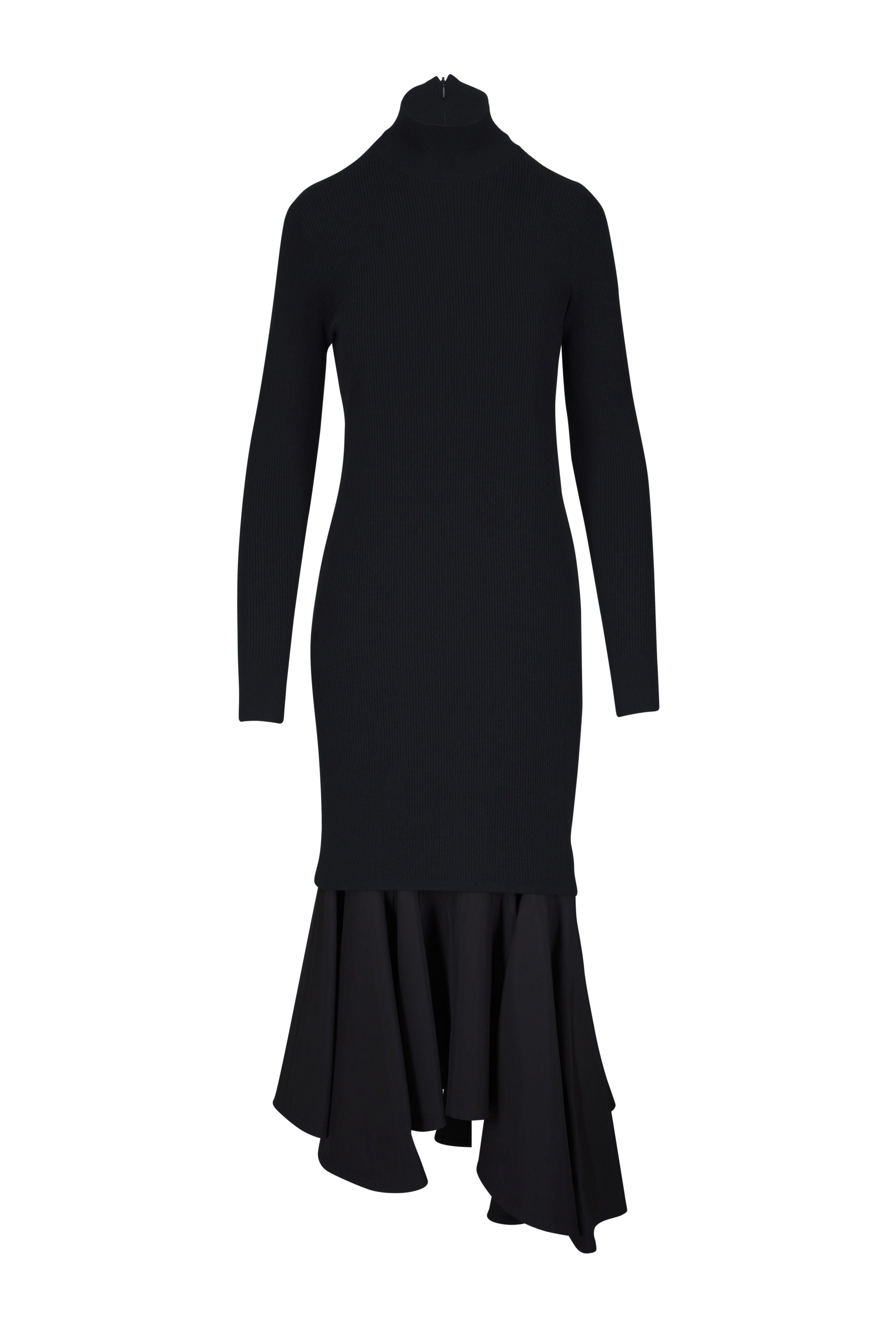 【送料&関税込】Bottega Veneta Cutout Longsleeved Midi Dress Bottega Veneta Cutout Coated Midi Longsleeve Dress size 36