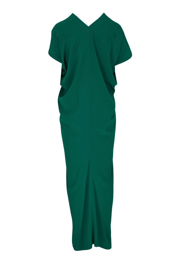 Zero + Maria Cornejo - Issa Emerald Stretch Silk Maxi Dress