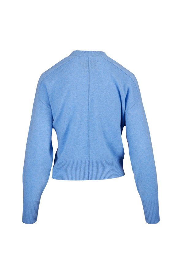 Brochu Walker Leia Vee Bright Blue Cashmere Sweater - view 2