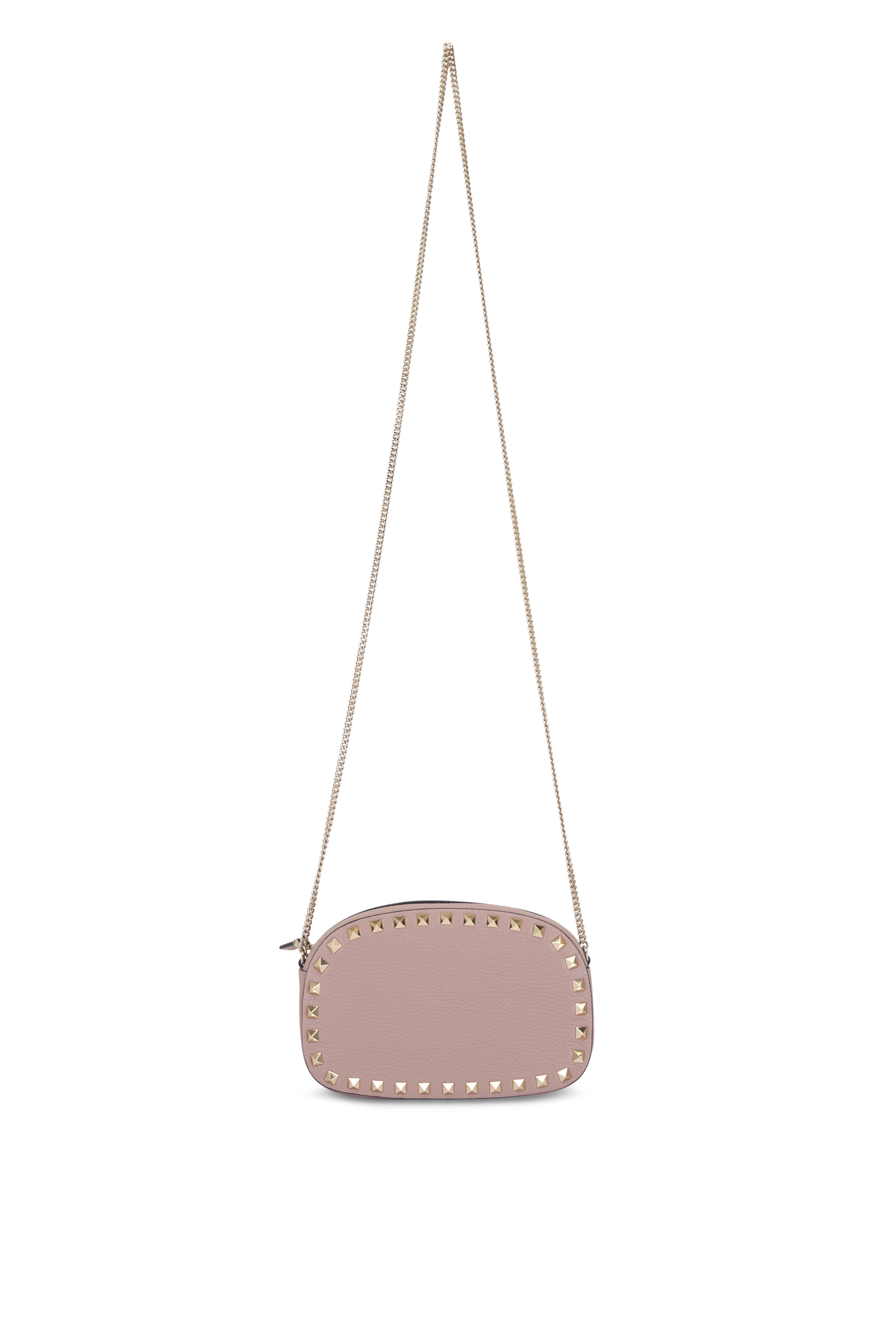 Valentino Garavani - Mini Rockstud Poudre Grained Leather Bag